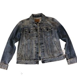 GAP Womens Icon Denim Light Wash Jean Jacket Sz S